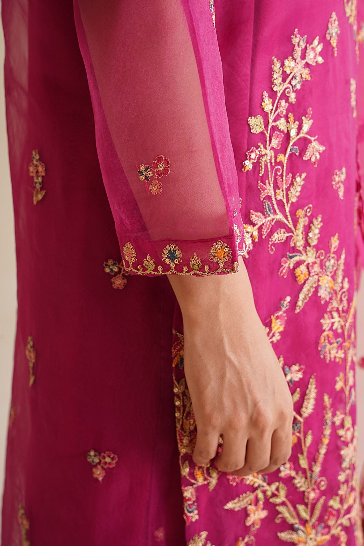 4 Piece - Stitched - Embroidered Organza Suit - KPW24-P3159-159