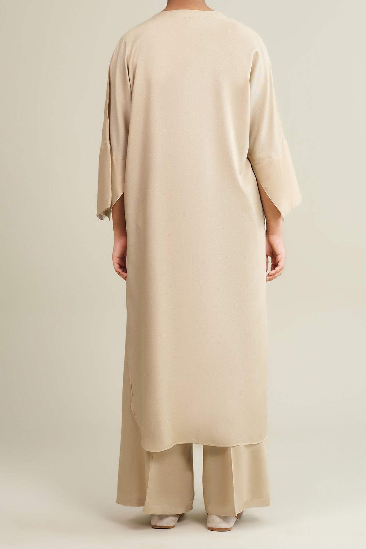 2 Piece - Stitched - Dyed & Embellished Linen Suit - KPW25-P3665