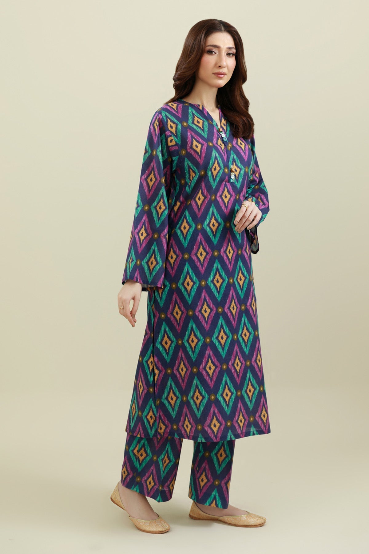 2 Piece - Stitched - Printed Khaddar Suit - KPW25-P3751
