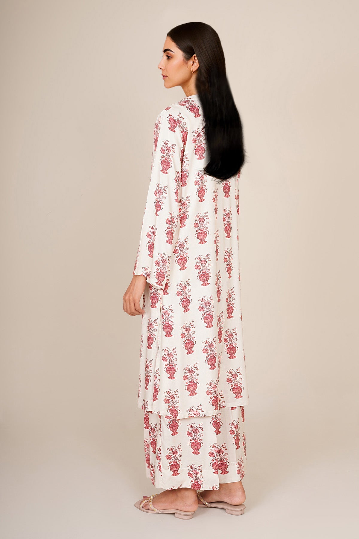 2 Piece - Stitched - Printed & Embellished Linen Suit - KPW25-P3807