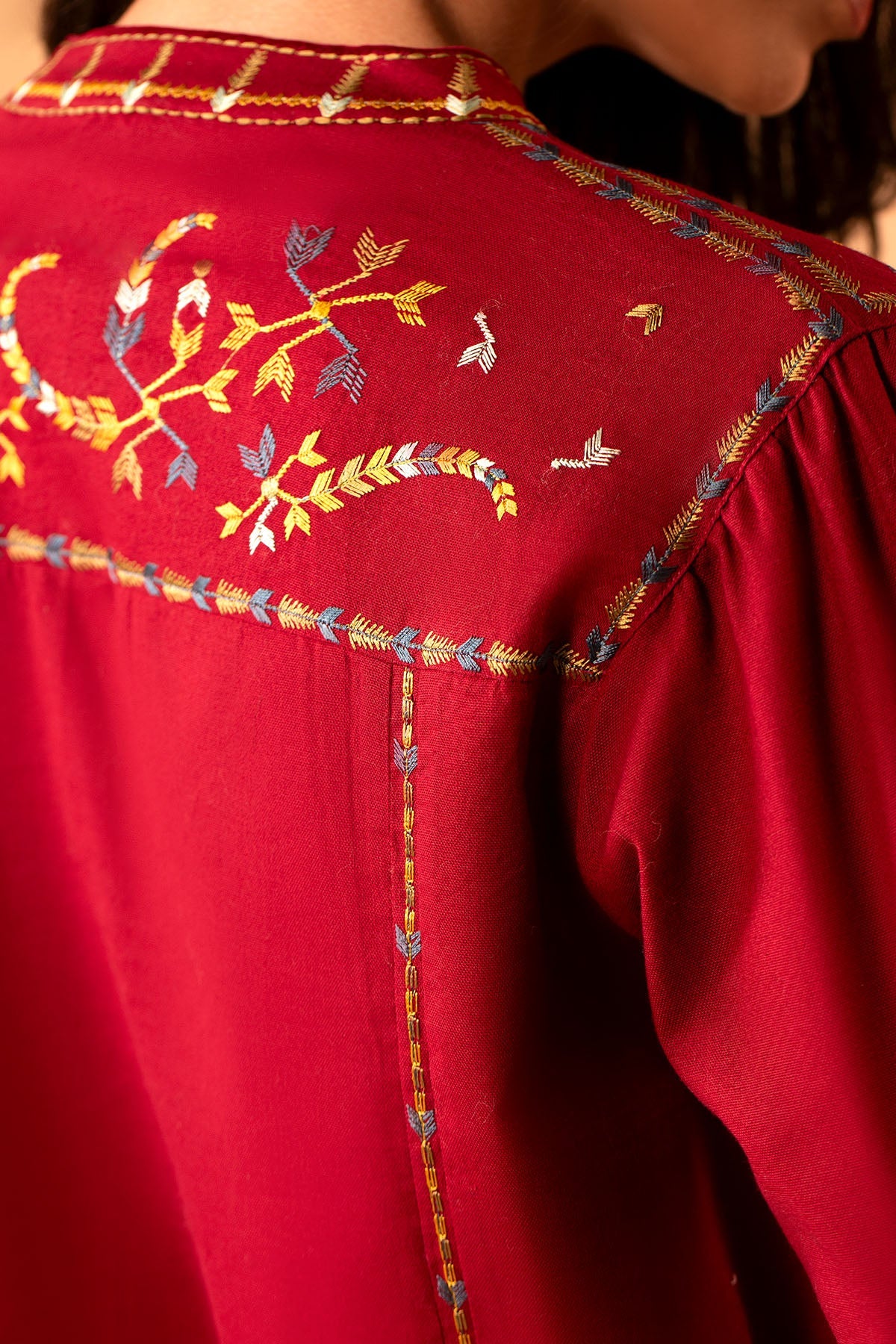 2 Piece - Stitched - Embroidered Khaddar Suit - MCP2056