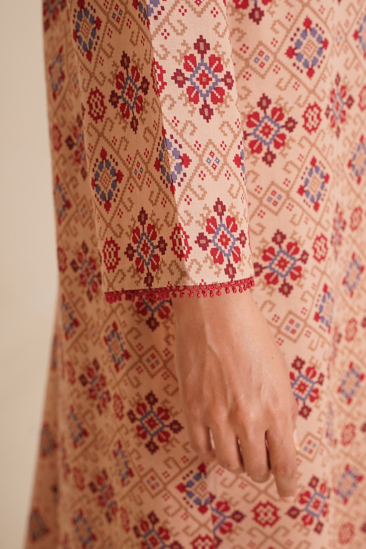 3 Piece - Unstitched - Printed Khaddar Suit - X7118