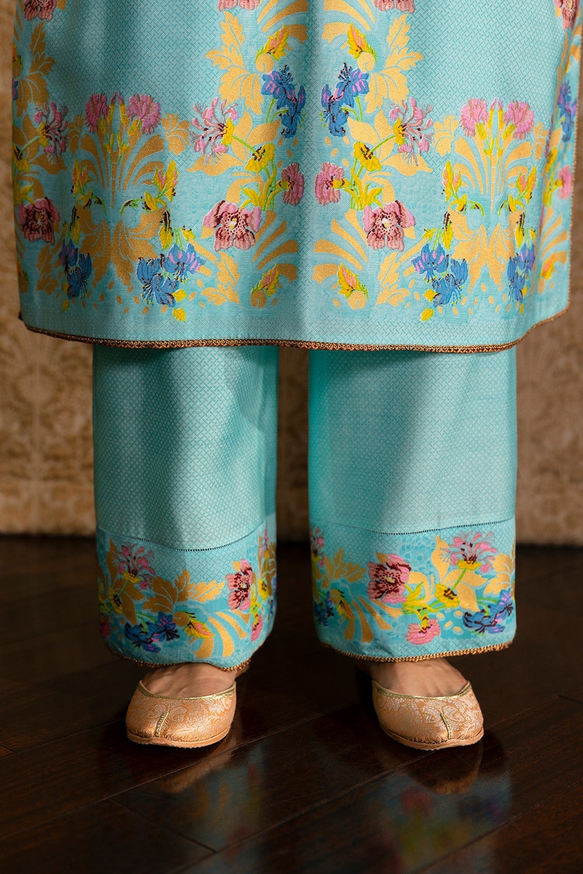 2 Piece - Stitched - Printed Pure Silk Suit - MCP1712