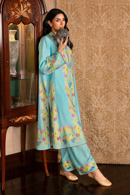 2 Piece - Stitched - Printed Pure Silk Suit - MCP1712