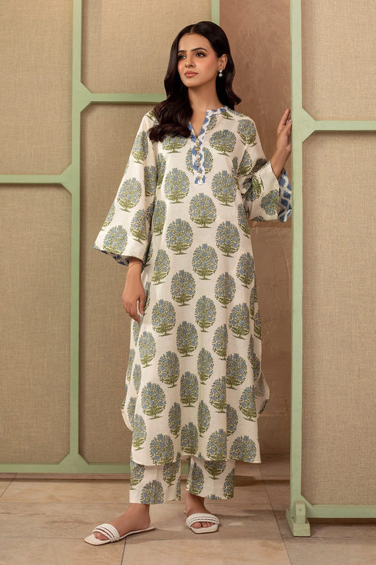 2 Piece - Stitched - Printed Khaddar Suit - KPW25-P3679