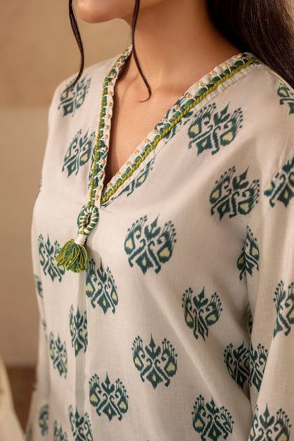 2 Piece - Stitched - Printed & Embellished Khaddar Suit - KPW25-P3675