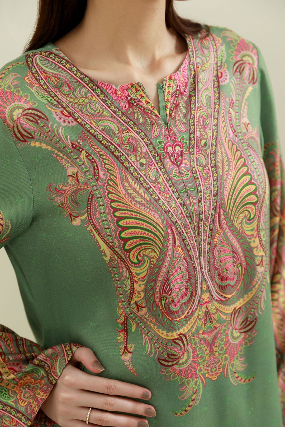 2 Piece - Unstitched - Printed Marina Suit - C6347