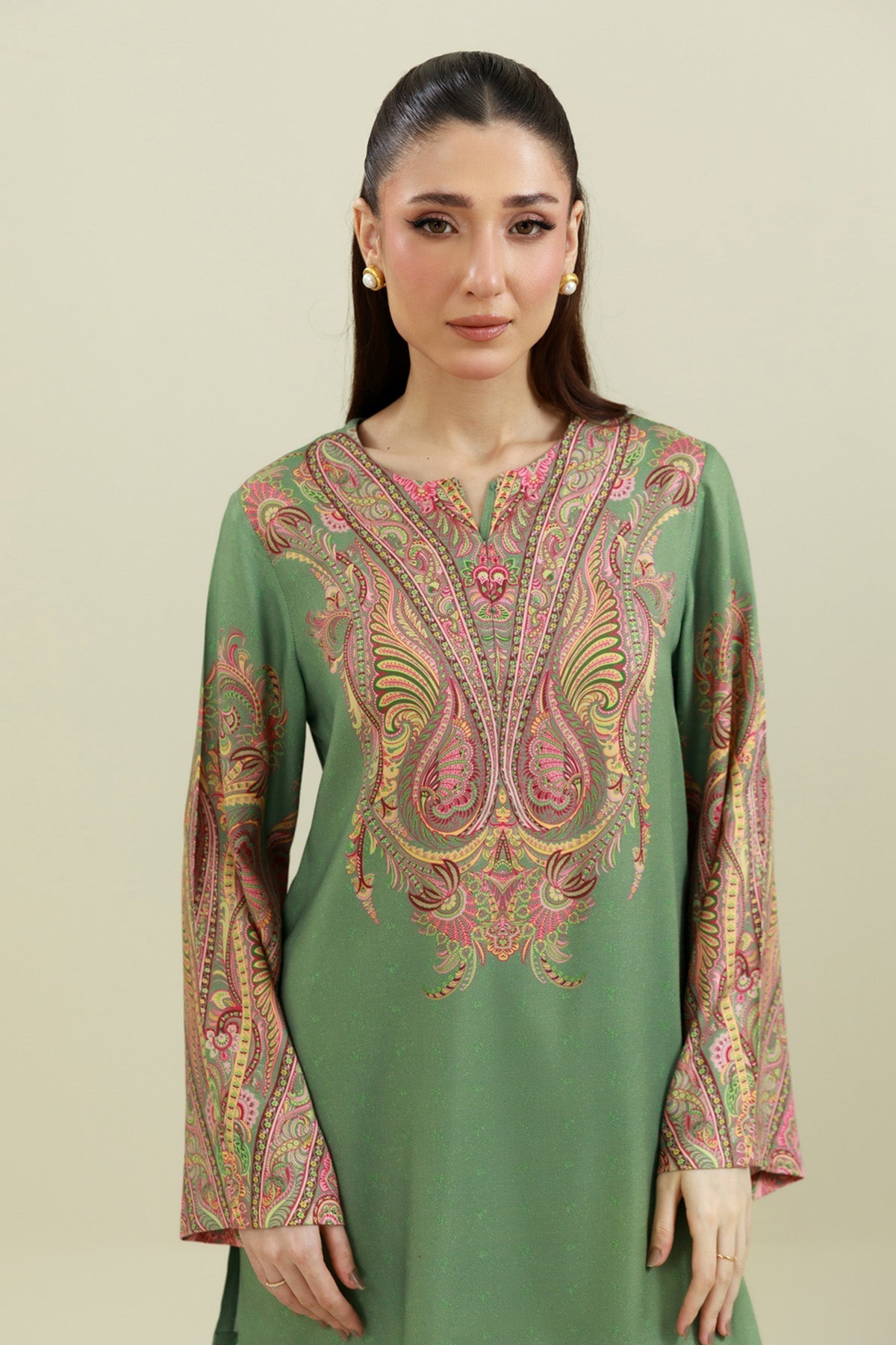 2 Piece - Unstitched - Printed Marina Suit - C6347