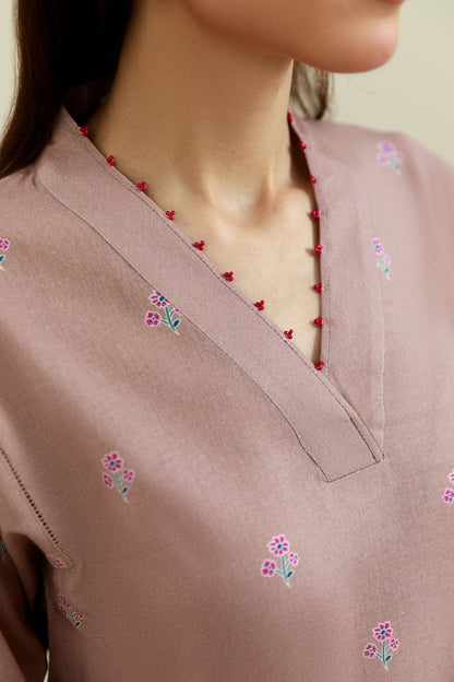 2 Piece - Unstitched - Printed Khaddar Suit - C6380