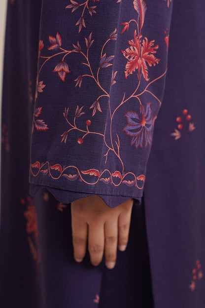 3 Piece - Unstitched - Printed Khaddar Suit - C6398