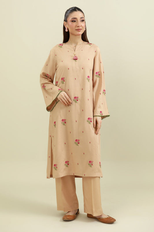 2 Piece - Unstitched - Printed & Embroidered Percale Suit - C6418