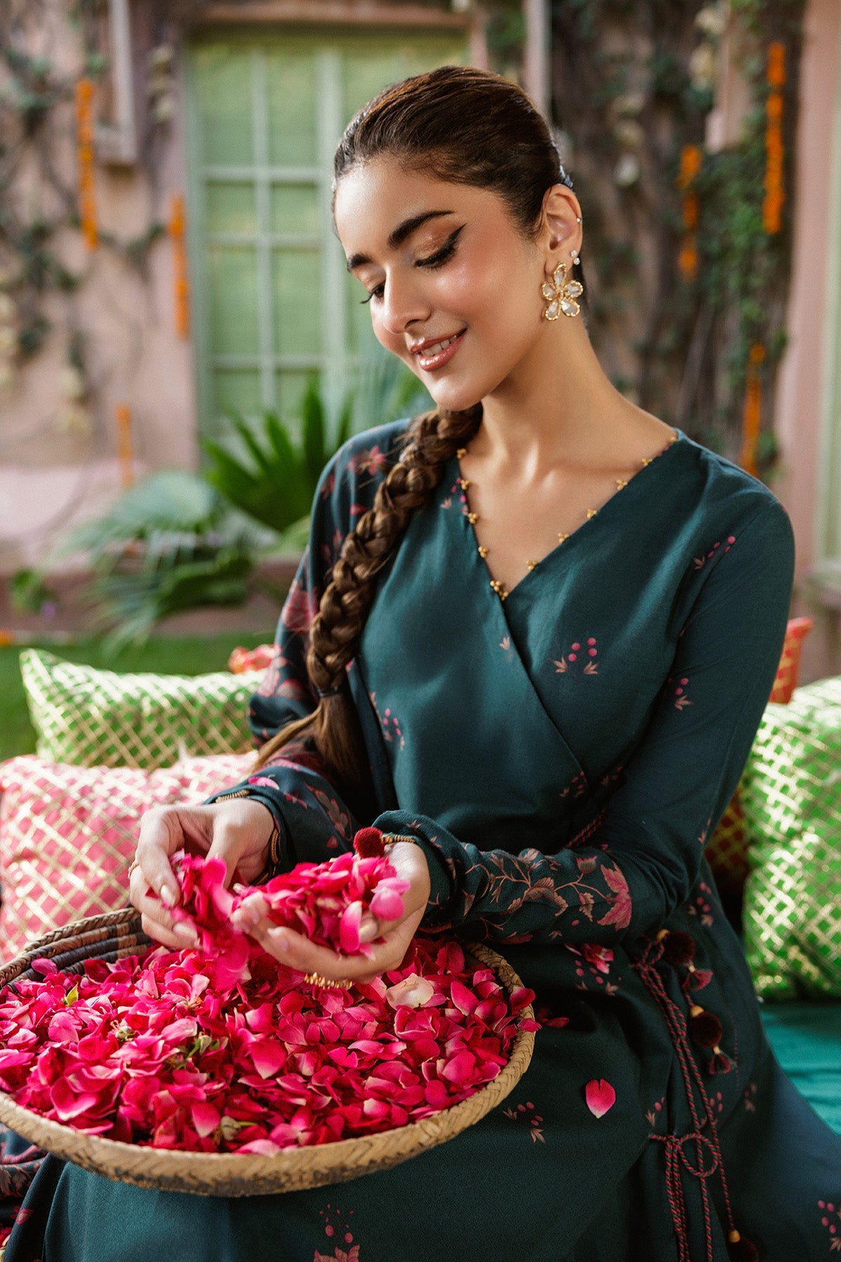 3 Piece - Unstitched - Printed Slub Khaddar Suit - C6421