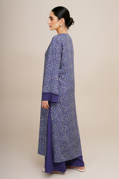 2 Piece - Unstitched - Printed Percale Suit - C6427