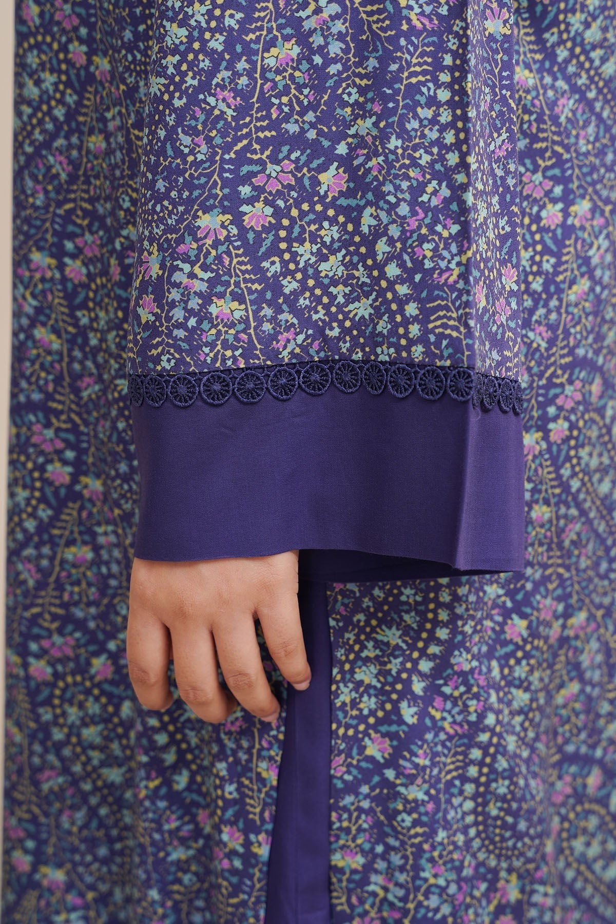 2 Piece - Unstitched - Printed Percale Suit - C6427