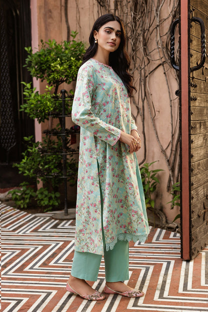 3 Piece - Unstitched - Printed & Embroidered Viscose Karandi Suit - C6452