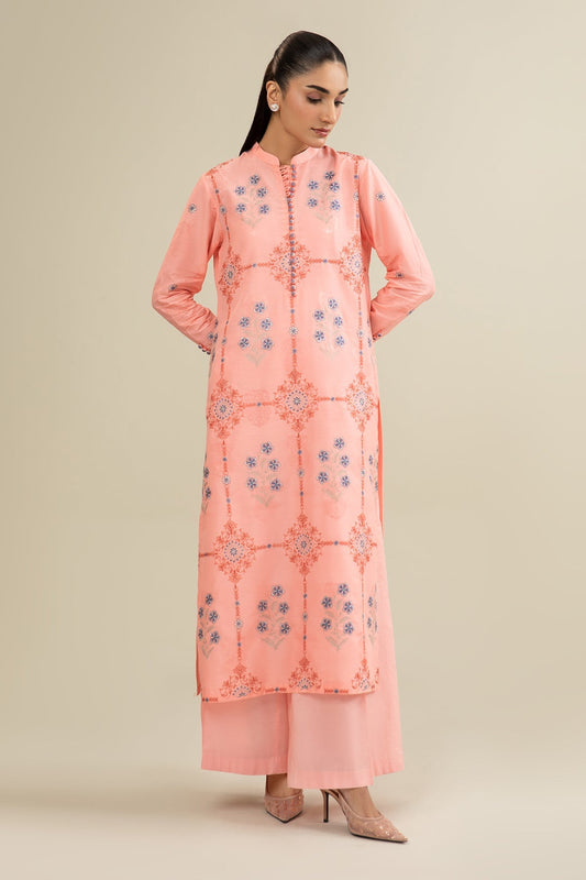 2 Piece - Unstitched - Embroidered Jacquard Suit - E1678