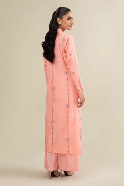2 Piece - Unstitched - Embroidered Jacquard Suit - E1678