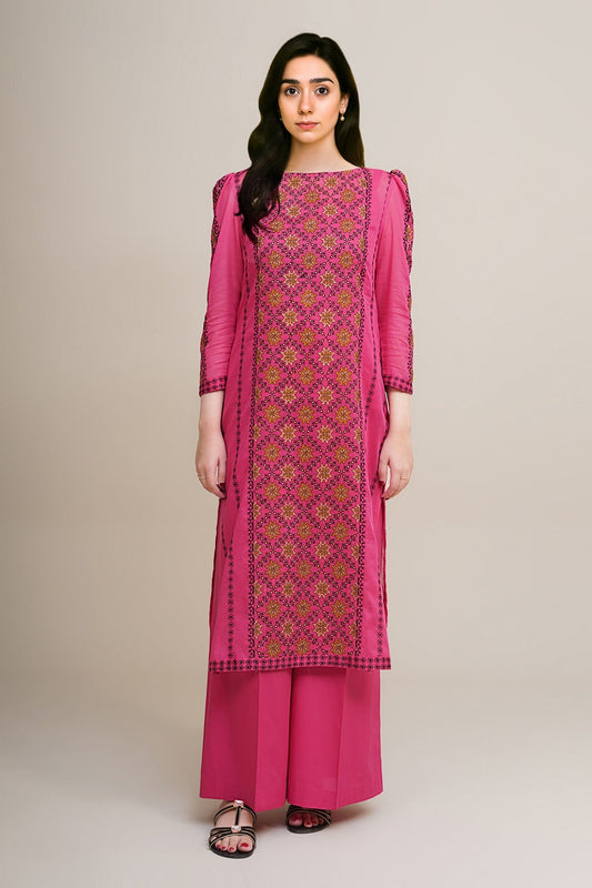 2 Piece - Unstitched - Embroidered Malmal Suit - E1732