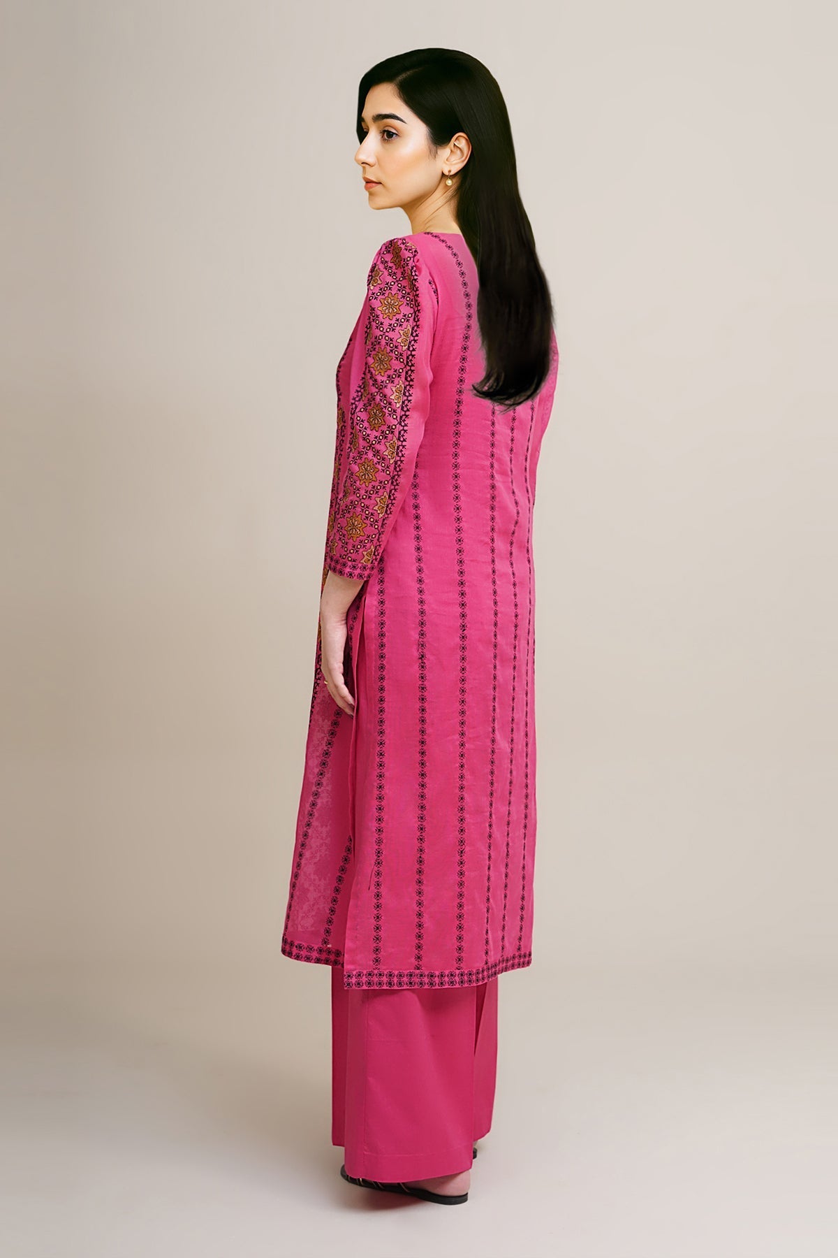 2 Piece - Unstitched - Embroidered Malmal Suit - E1732