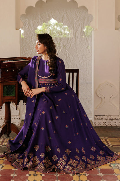 3 Piece - Unstitched - Embroidered Khaddar Suit - E1816