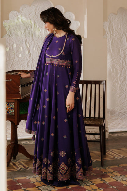 3 Piece - Unstitched - Embroidered Khaddar Suit - E1816