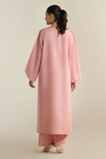 2 Piece - Stitched - Embellished Raw Silk Suit - KPS25-P3503