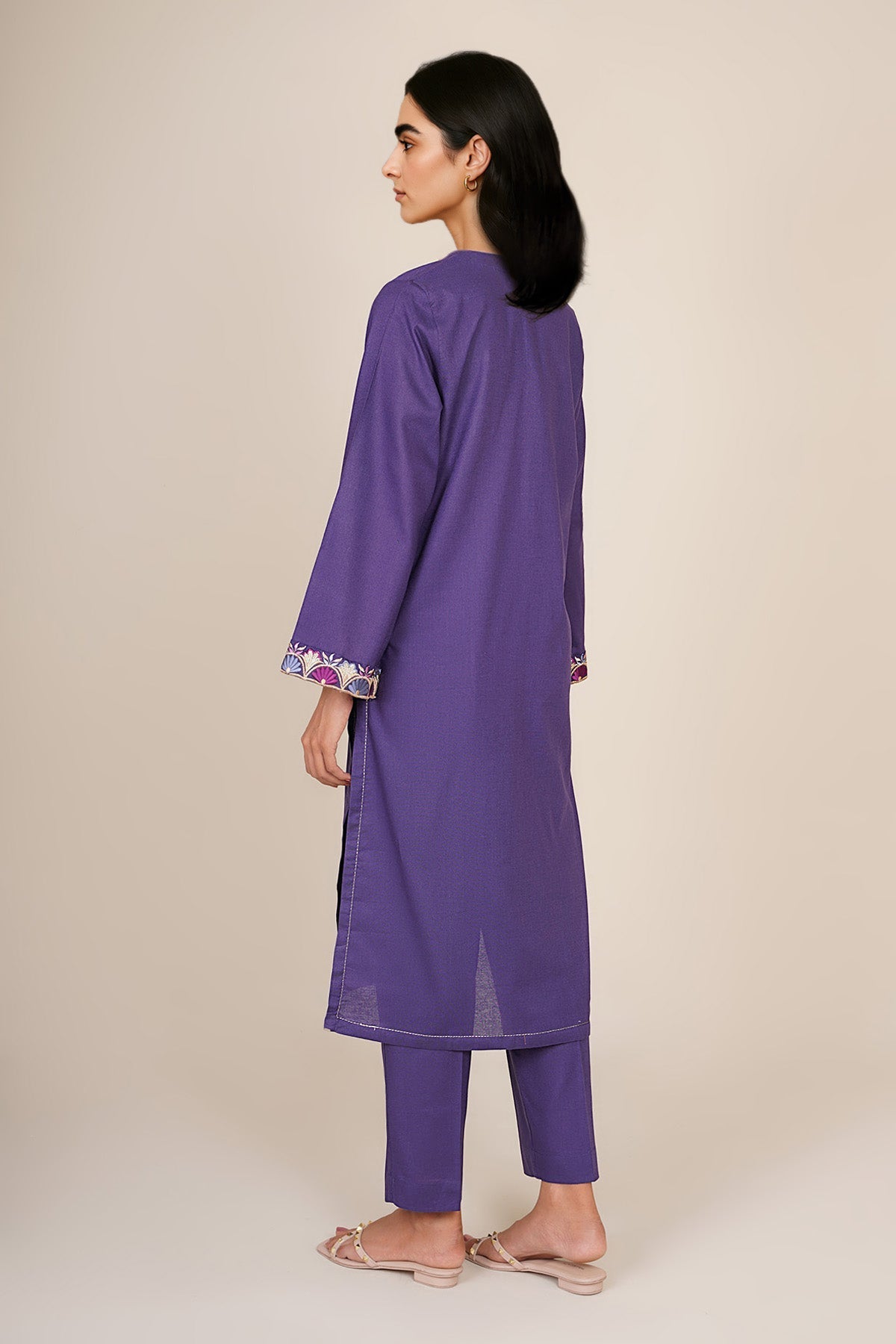 2 Piece - Stitched - Embroidered Khaddar Suit - KPW24-P3141-141