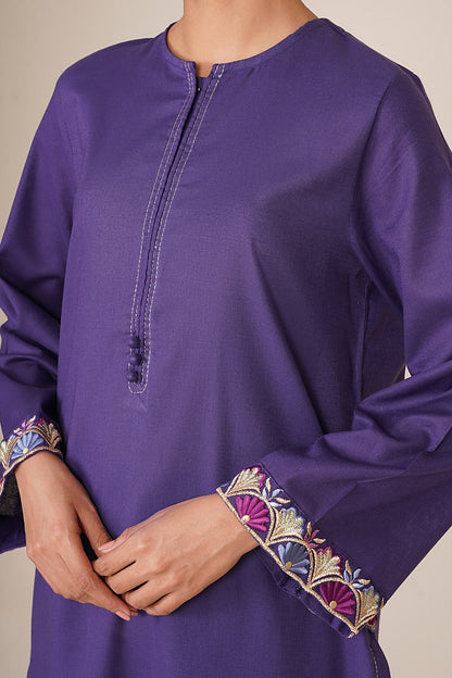 2 Piece - Stitched - Embroidered Khaddar Suit - KPW24-P3141-141