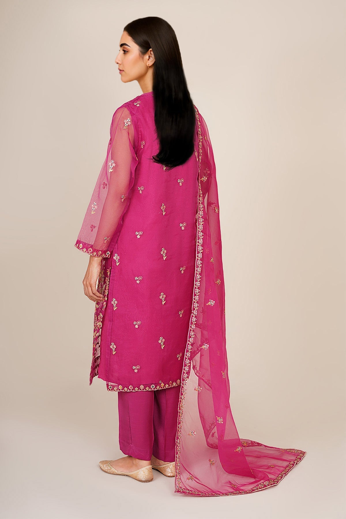 4 Piece - Stitched - Embroidered Organza Suit - KPW24-P3159-159