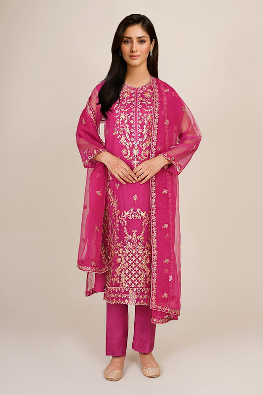 4 Piece - Stitched - Embroidered Organza Suit - KPW24-P3159-159