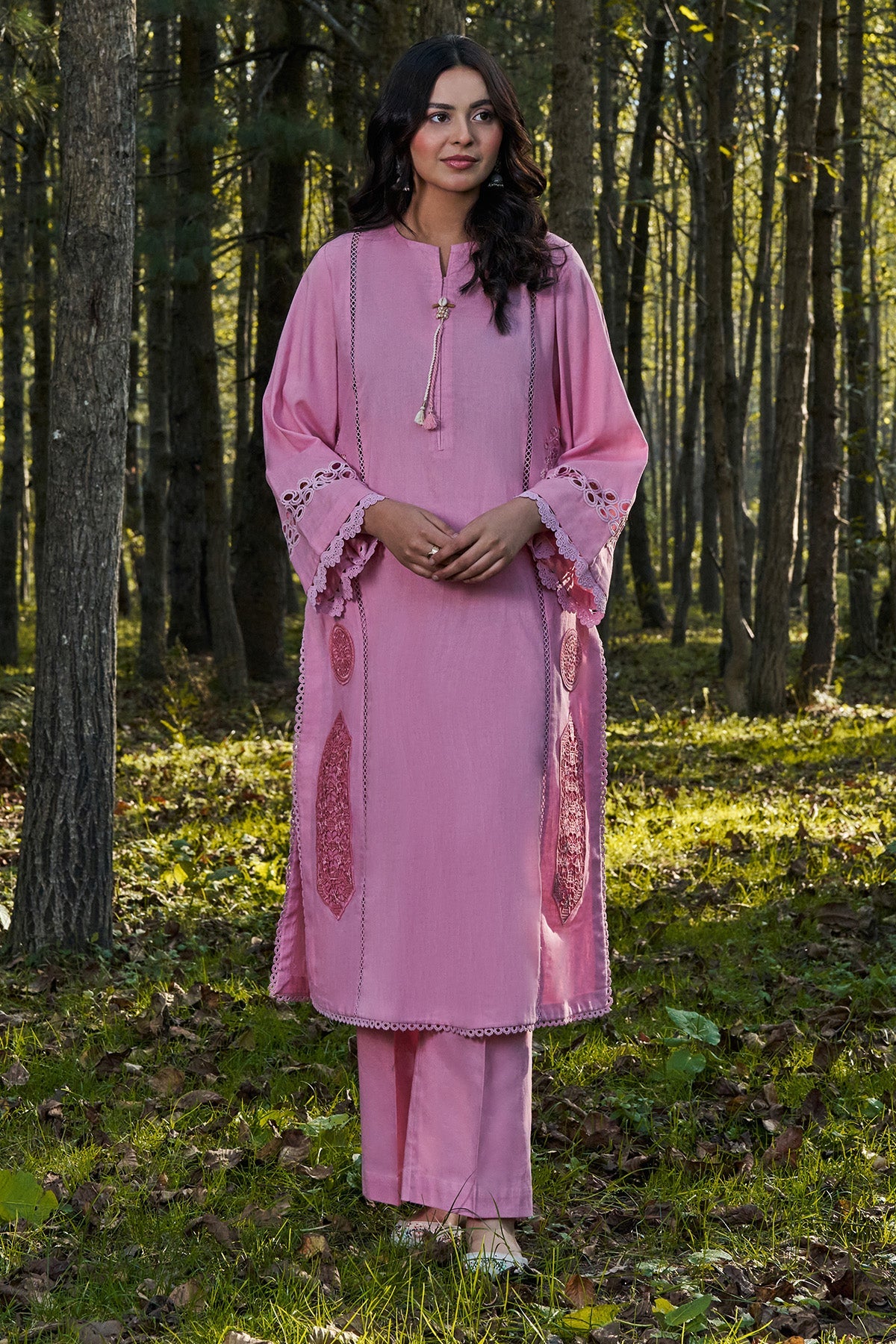 2 Piece - Stitched - Embroidered Khaddar Suit - KPW25-P3767