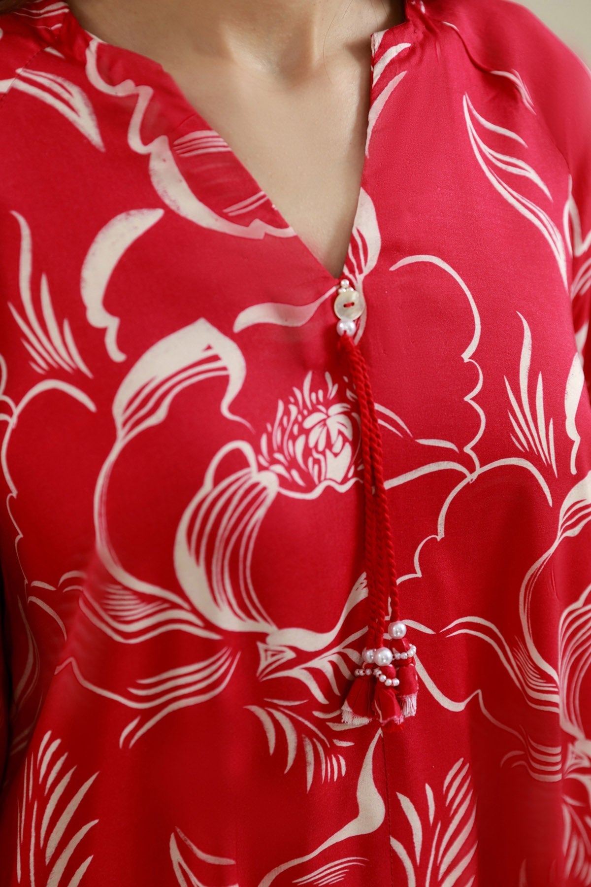 2 Piece - Stitched - Printed & Embellished Linen Suit - KPW25-P3795