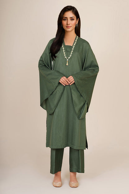 2 Piece - Stitched - Embellished Jacquard Suit - KPW25-P3660