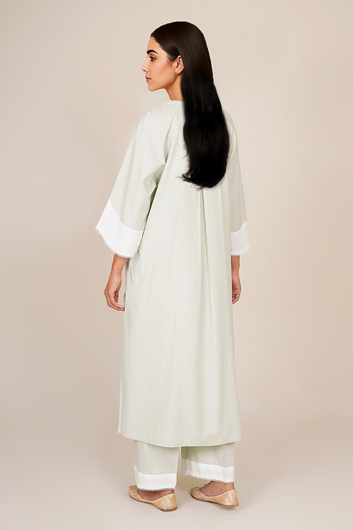 2 Piece - Stitched - Embellished Jacquard Suit - KPW25-P3663