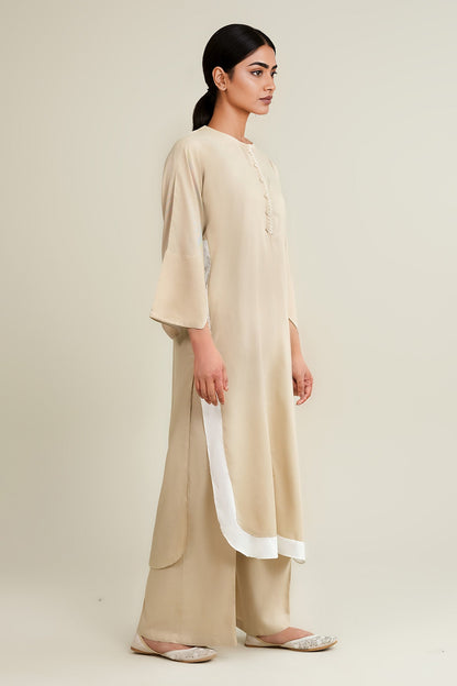 2 Piece - Stitched - Dyed & Embellished Linen Suit - KPW25-P3665