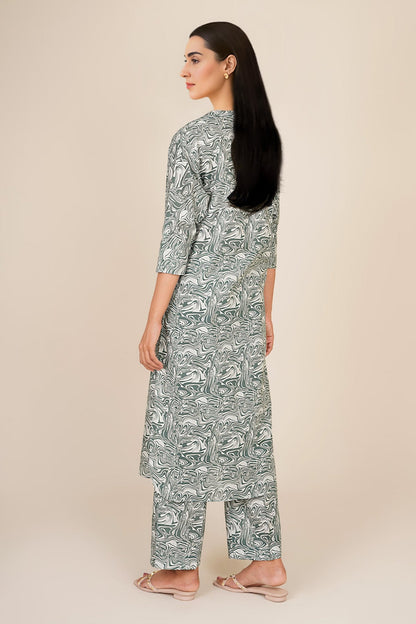 2 Piece - Stitched - Printed Khaddar Suit - KPW25-P3669