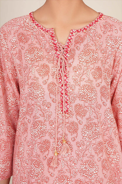 2 Piece - Stitched - Printed & Embellished Khaddar Suit - KPW25-P3673