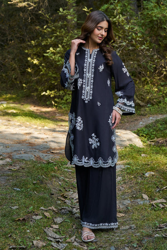 2 Piece - Stitched - Embroidered Linen Suit - KPW25-P3692