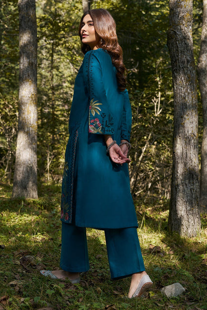 2 Piece - Stitched - Embroidered Khaddar Suit - KPW25-P3698