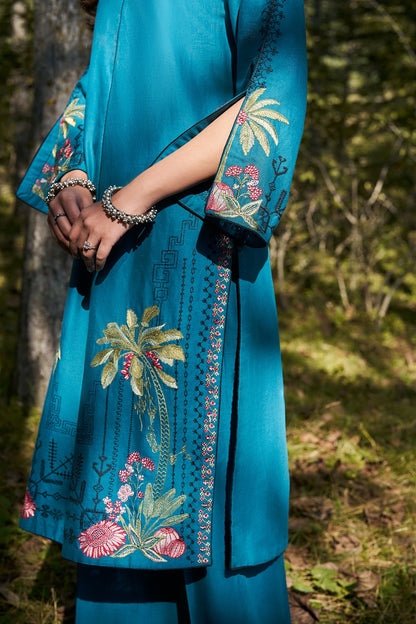 2 Piece - Stitched - Embroidered Khaddar Suit - KPW25-P3698