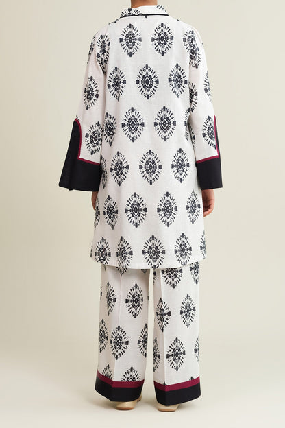 2 Piece - Stitched - Printed & Embellished Khaddar Suit - KPW25-P3701