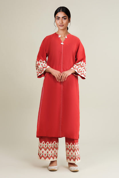 2 Piece - Stitched - Printed & Embellished Khaddar Suit - KPW25-P3704