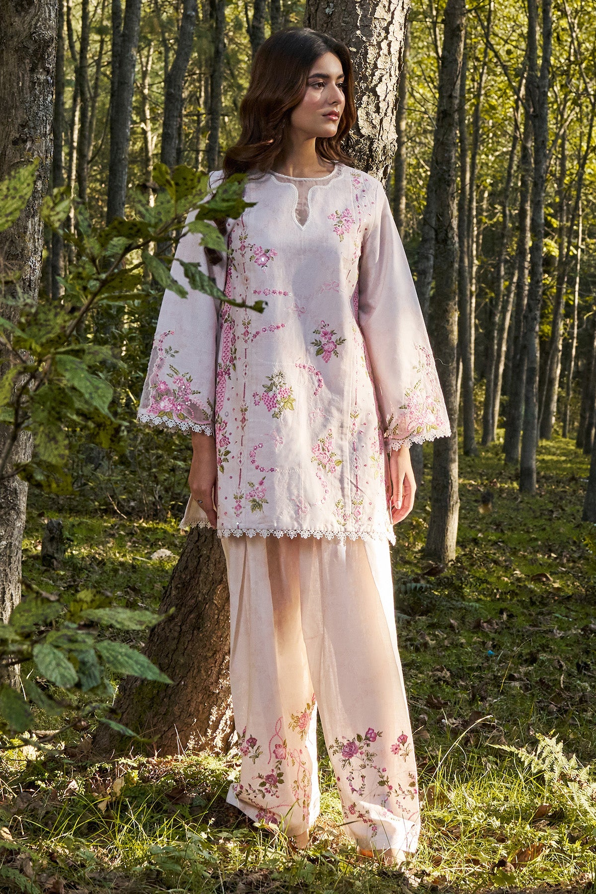 2 Piece - Stitched - Printed & Embroidered Khaddar Suit - KPW25-P3728