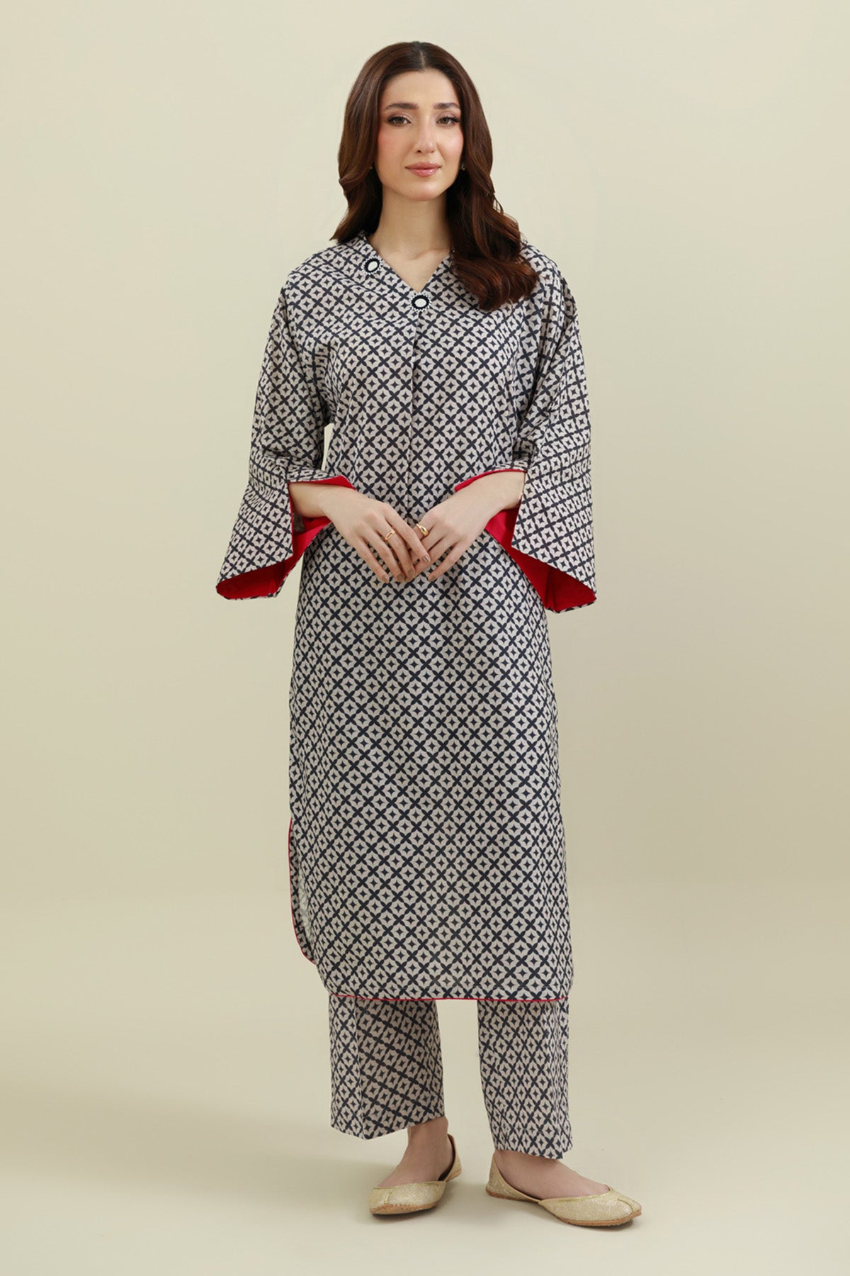 2 Piece - Stitched - Printed Khaddar Suit - KPW25-P3745