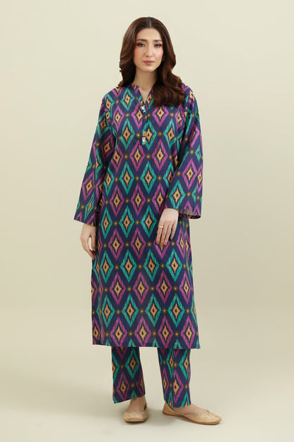 2 Piece - Stitched - Printed Khaddar Suit - KPW25-P3751