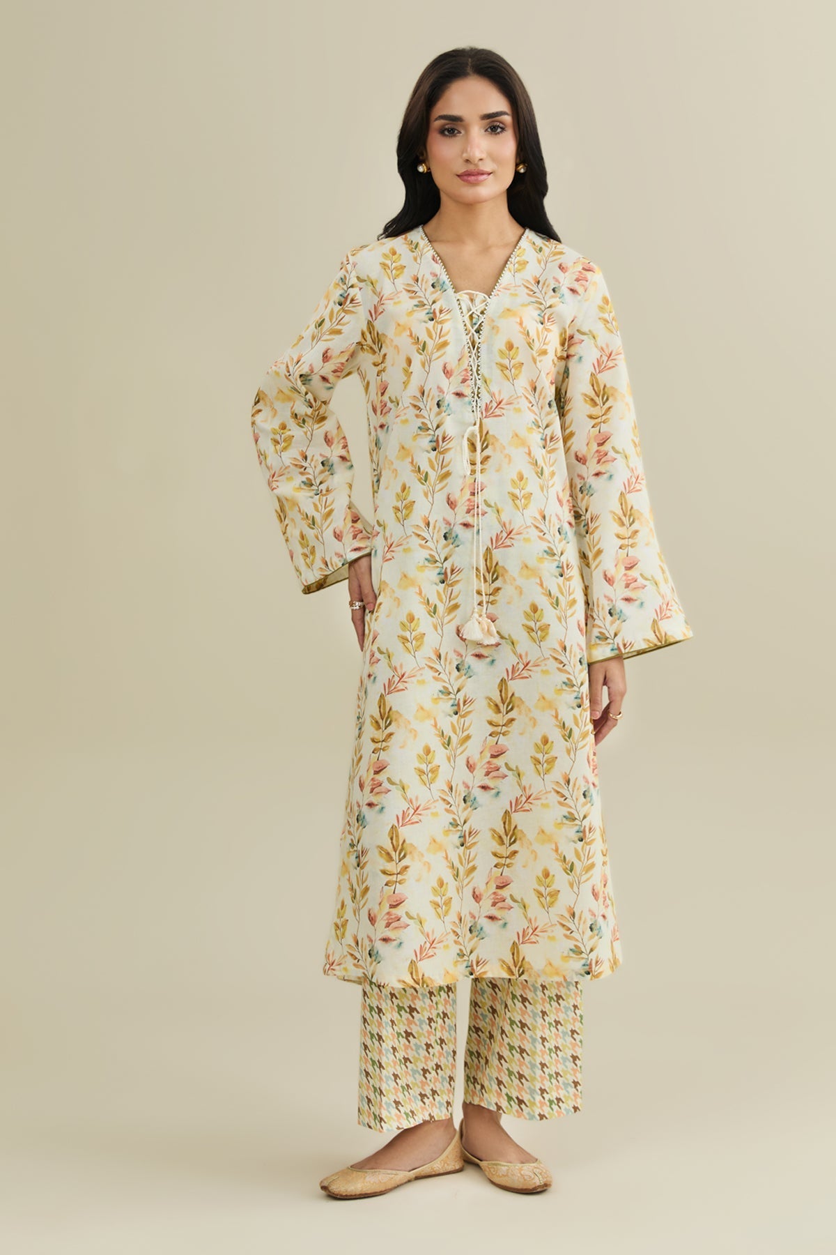 2 Piece - Stitched - Printed Khaddar Suit - KPW25-P3797