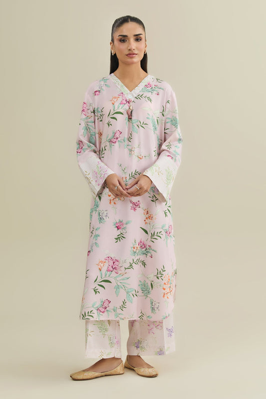 2 Piece - Stitched - Printed Linen Suit - KPW25-P3798