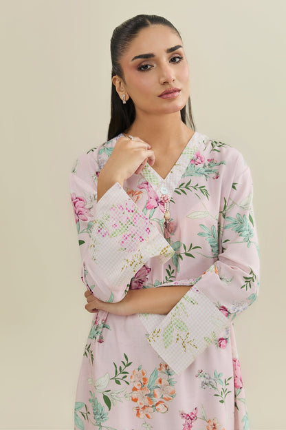 2 Piece - Stitched - Printed Linen Suit - KPW25-P3798
