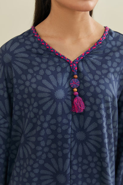 2 Piece - Stitched - Printed Linen Suit - KPW25-P3799