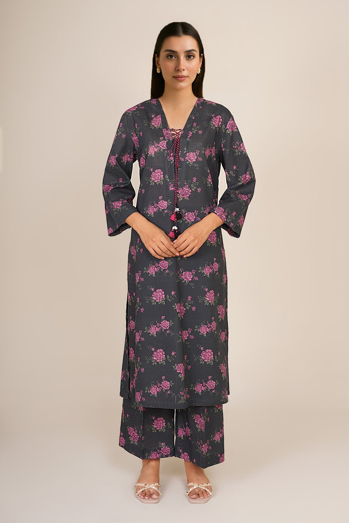 2 Piece - Stitched - Printed Khaddar Suit - KPW25-P3802